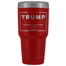 Load image into Gallery viewer, Trump 2020 Travel Mug Trump gift Mug Trump 30 ounce Vacuum Tumbler Laser Engraved Trump Tumbler