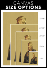 Load image into Gallery viewer, President Trump In Uniform Canvas Wall Art