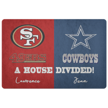 Load image into Gallery viewer, 49ers and Cowboys font 2 Lawrence and Jean