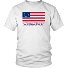 Load image into Gallery viewer, 1776 Betsy Ross Flag Gift Shirt American Flag Shirt 13 Stars American Flag Shirt