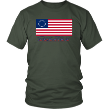 Load image into Gallery viewer, 1776 Betsy Ross Flag Gift Shirt American Flag Shirt 13 Stars American Flag Shirt