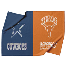Load image into Gallery viewer, Cowboys and Longhorns Blanket new