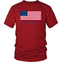 Load image into Gallery viewer, 1776 Betsy Ross Flag Gift Shirt American Flag Shirt 13 Stars American Flag Shirt