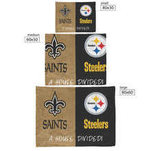 Load image into Gallery viewer, Saints and Steelers Blanket