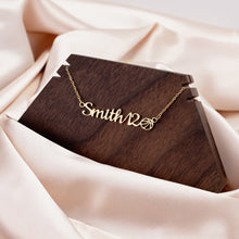 Load image into Gallery viewer, Sports Mom Name Necklace  Basketball, Baseball, Soccer, Tennis, Golf, Football, Volleyball, Track, and Cheer