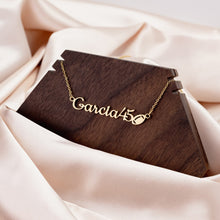 Load image into Gallery viewer, Sports Mom Name Necklace  Basketball, Baseball, Soccer, Tennis, Golf, Football, Volleyball, Track, and Cheer