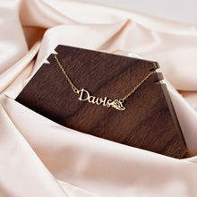 Load image into Gallery viewer, Sports Mom Name Necklace  Basketball, Baseball, Soccer, Tennis, Golf, Football, Volleyball, Track, and Cheer