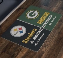Load image into Gallery viewer, Steelers and Packers font 2 Mrs and Mr Jordan Bolt