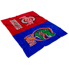 Load image into Gallery viewer, Buckeyes and Gators Blanket no phrase