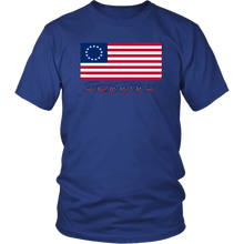 Load image into Gallery viewer, 1776 Betsy Ross Flag Gift Shirt American Flag Shirt 13 Stars American Flag Shirt