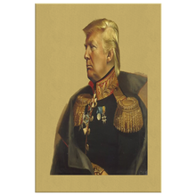 Load image into Gallery viewer, President Trump In Uniform Canvas Wall Art