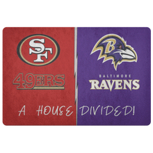 Load image into Gallery viewer, 49ers and ravens font 1 bolt