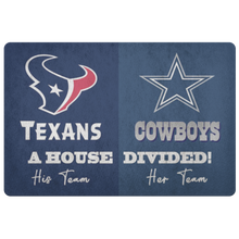 Load image into Gallery viewer, Texans and Cowboys font 2 His and Her Team