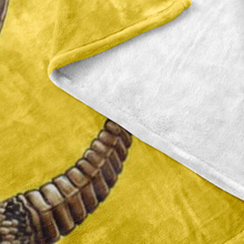 Load image into Gallery viewer, Don't Tread On Me Fleece Blanket Patriotic Fleece Blanket