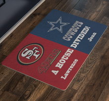 Load image into Gallery viewer, 49ers and Cowboys font 2 Lawrence and Jean font 2 names