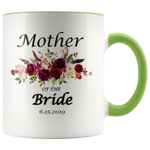 Load image into Gallery viewer, Mother of Bride Coffee Mug, Mother of the Bride Mug, Mug Mother of Bride Wedding Mug