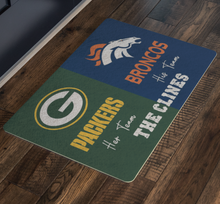 Load image into Gallery viewer, Packers and Broncos Her and His team the clines