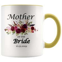 Load image into Gallery viewer, Mother of Bride Coffee Mug, Mother of the Bride Mug, Mug Mother of Bride Wedding Mug