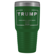 Load image into Gallery viewer, Trump 2020 Travel Mug Trump gift Mug Trump 30 ounce Vacuum Tumbler Laser Engraved Trump Tumbler