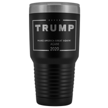 Load image into Gallery viewer, Trump 2020 Travel Mug Trump gift Mug Trump 30 ounce Vacuum Tumbler Laser Engraved Trump Tumbler