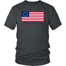 Load image into Gallery viewer, 1776 Betsy Ross Flag Gift Shirt American Flag Shirt 13 Stars American Flag Shirt