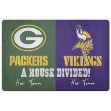 Load image into Gallery viewer, Packers and Vikings font 3 her and his team