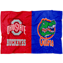 Load image into Gallery viewer, Buckeyes and Gators Blanket no phrase