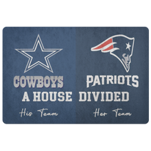 Load image into Gallery viewer, Cowboys and Pats her and his team NEW COLLEGE FONT