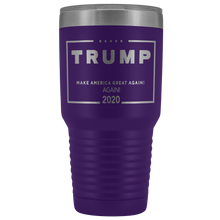 Load image into Gallery viewer, Trump 2020 Travel Mug Trump gift Mug Trump 30 ounce Vacuum Tumbler Laser Engraved Trump Tumbler