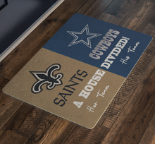 Load image into Gallery viewer, Saints and Cowboys font 2 Her Team and His Team