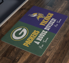 Load image into Gallery viewer, Packers and Vikings font 3 her and his team