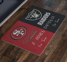 Load image into Gallery viewer, 49ers and Raiders font 1 Her and His Team
