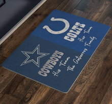 Load image into Gallery viewer, Cowboys and Colts font 1 His and Her Team The Gutierrez Family