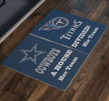 Load image into Gallery viewer, Cowboys and Titans font 2 Her and His Team Bolt