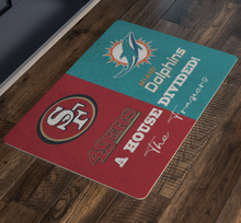Load image into Gallery viewer, 49ers and Dolphins font 2 The Fraziers